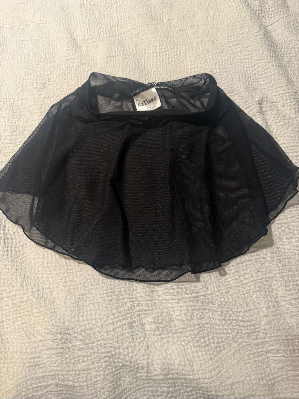 So danca black ballet skirt